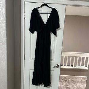Elegant Black Maxi Dress